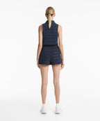 100% COTTON SLEEVELESS JACQUARD POLO SHIRT