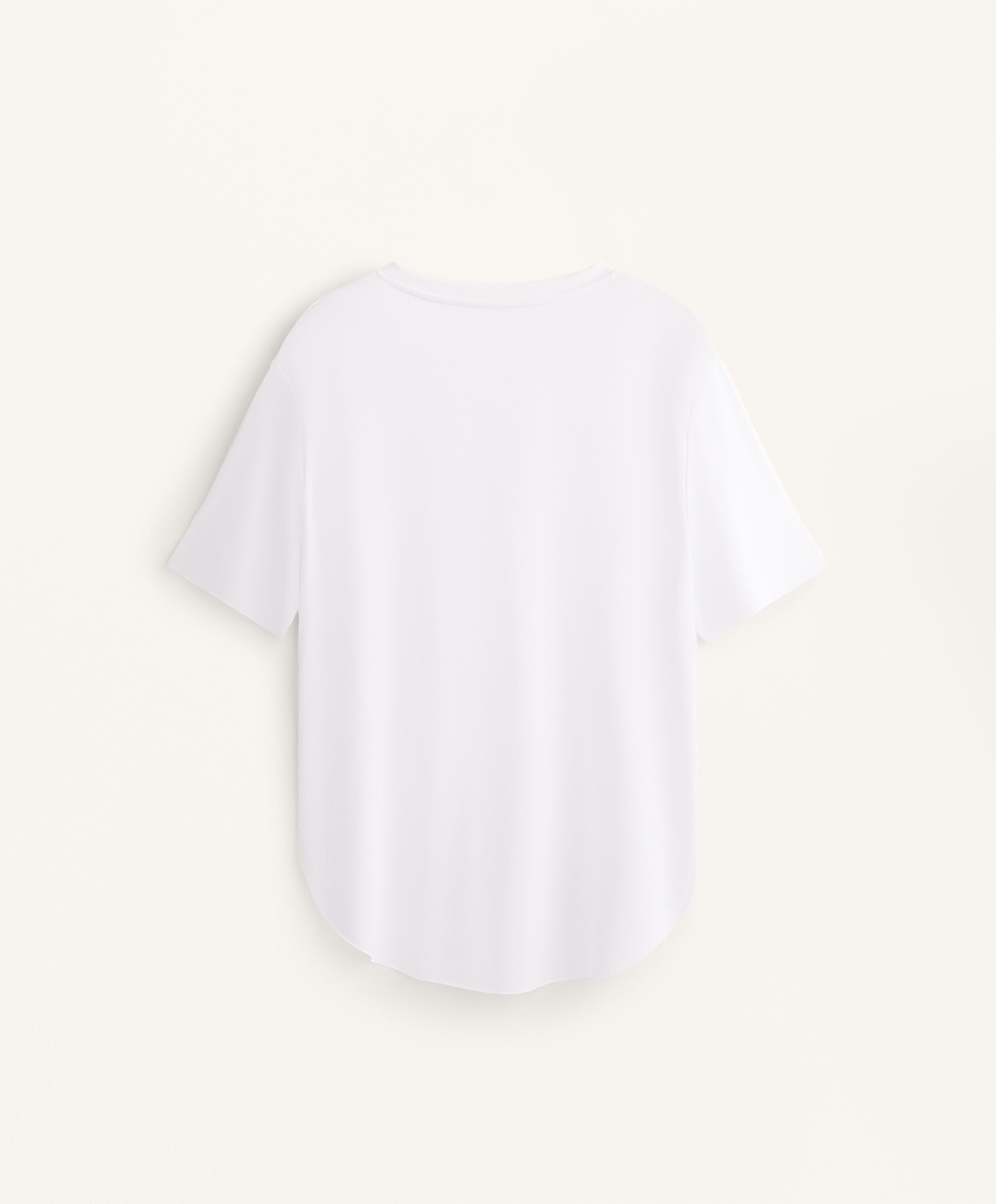 MODAL BLEND V NECK T SHIRT