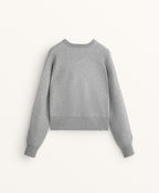 ROUND NECK KNIT JUMPER WITH RIB DETAILS