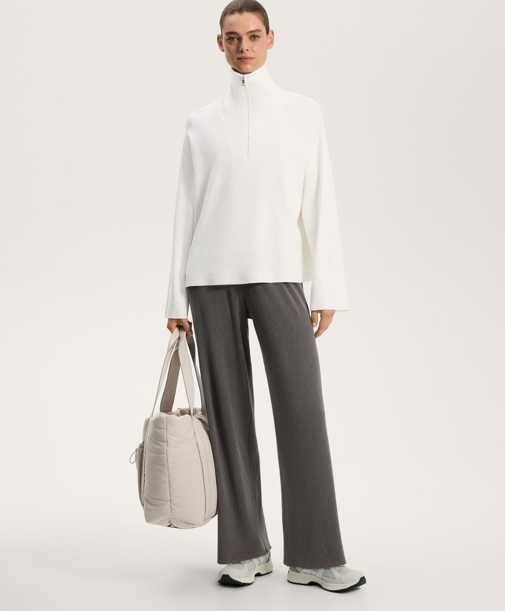KNIT HALF ZIP JUMPER