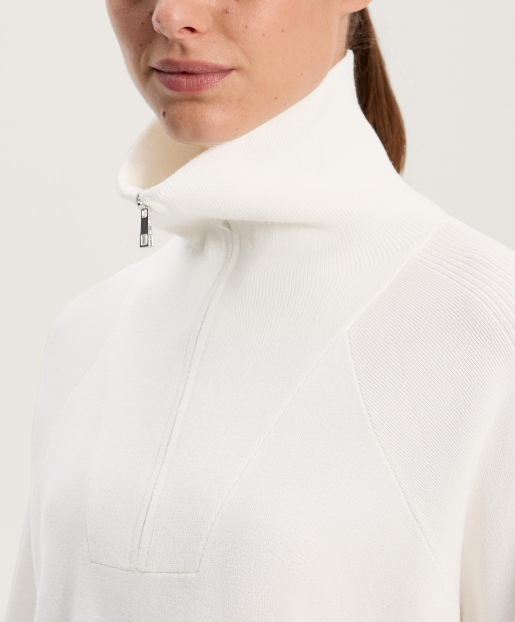 KNIT HALF ZIP JUMPER