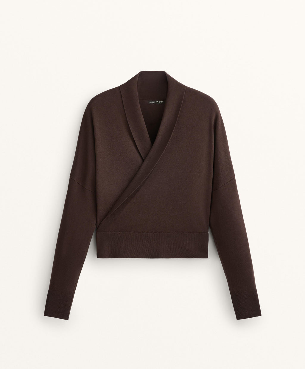 CROSSOVER JUMPER WITH FITTED WAIST