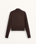 CROSSOVER JUMPER WITH FITTED WAIST