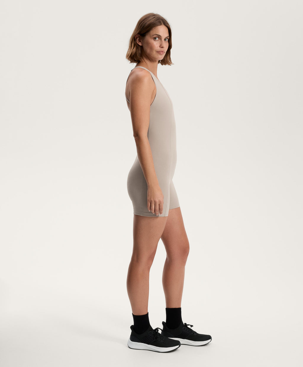 COMFORTLUX STRAPPY SHORT JUMPSUIT