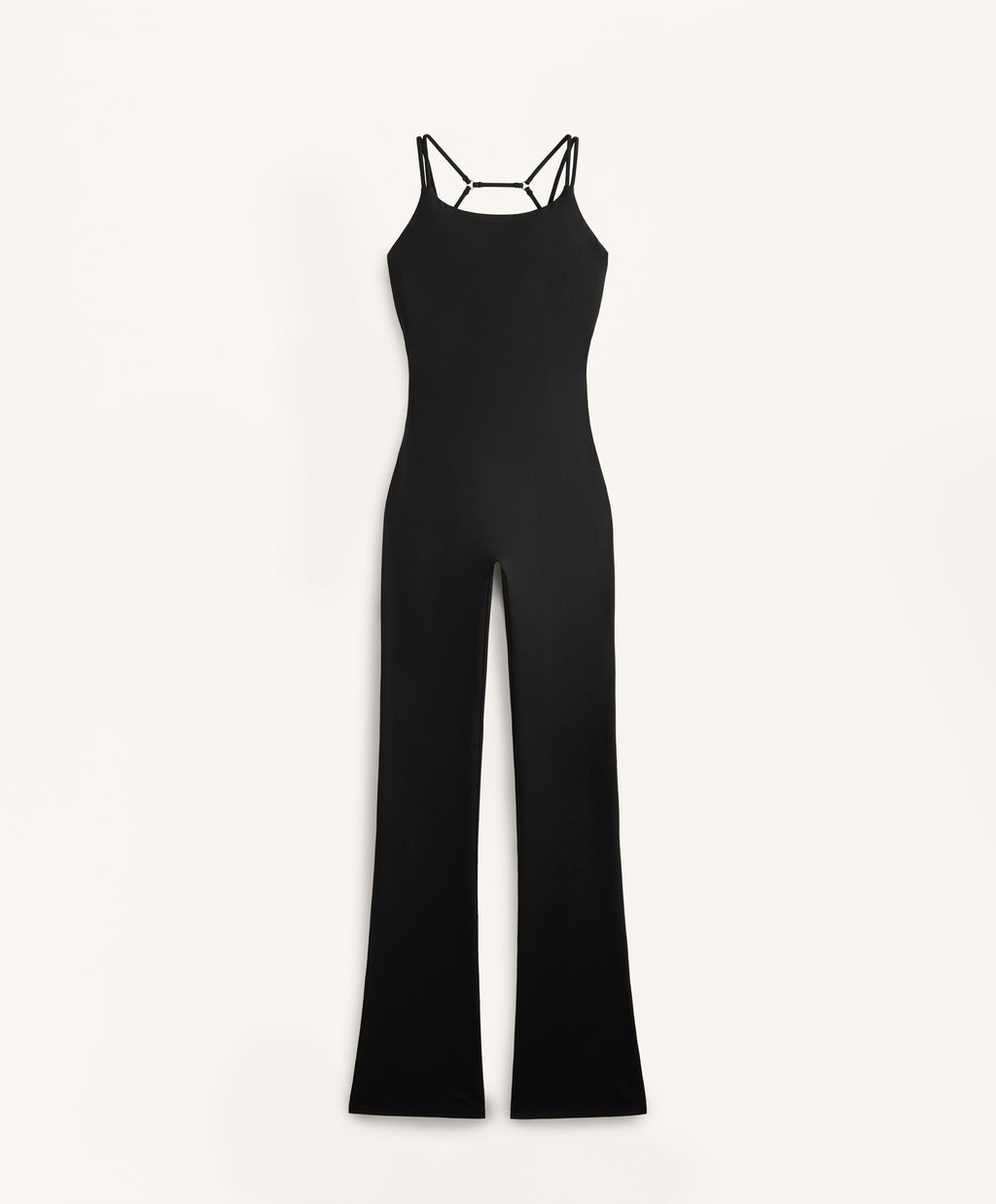 COMFORTLUX RING DETAIL FLARE JUMPSUIT