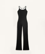 COMFORTLUX RING DETAIL FLARE JUMPSUIT