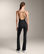 COMFORTLUX RING DETAIL FLARE JUMPSUIT