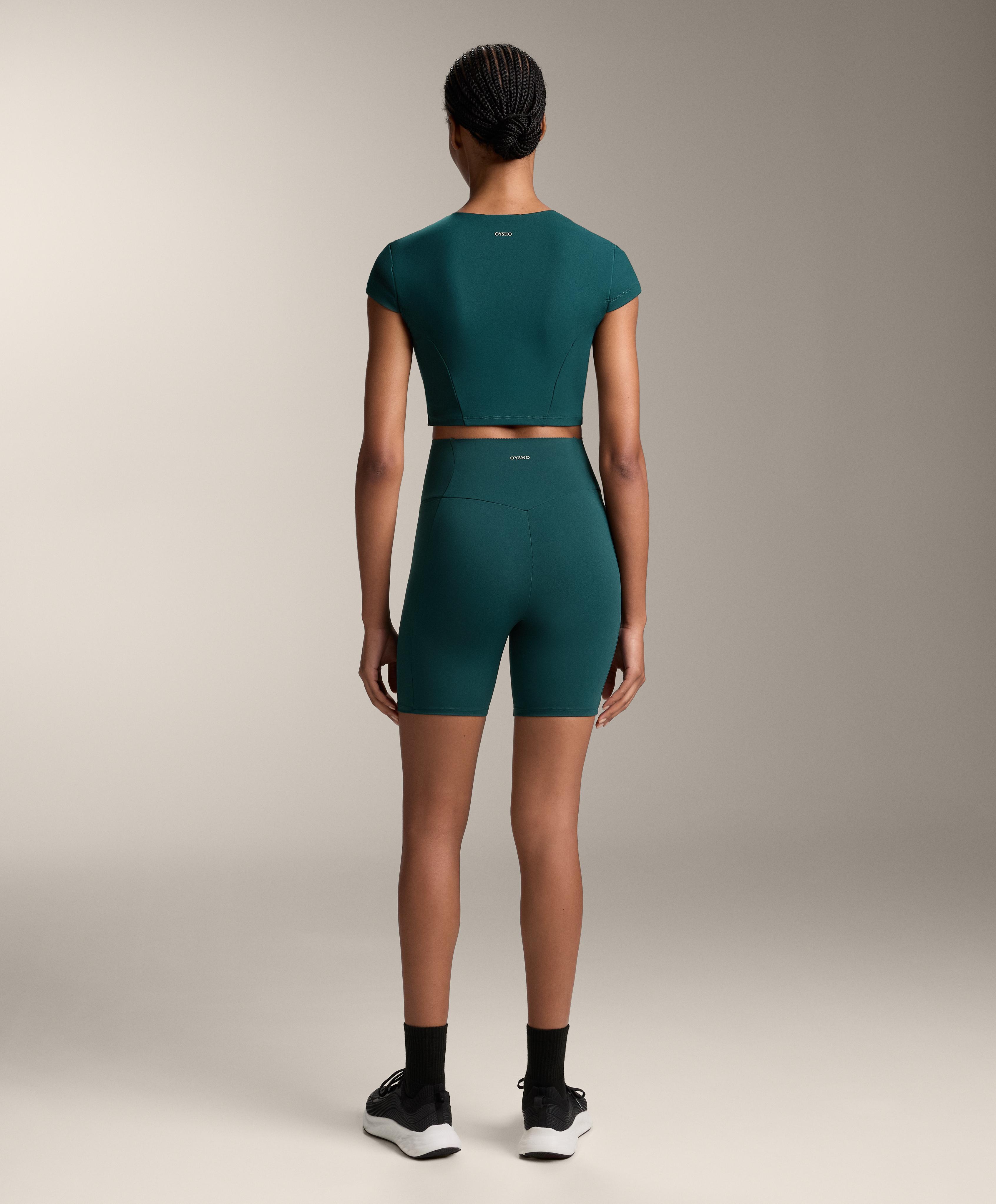 HIGH RISE COMPRESSIVE POCKET 20CM CYCLING LEGGINGS