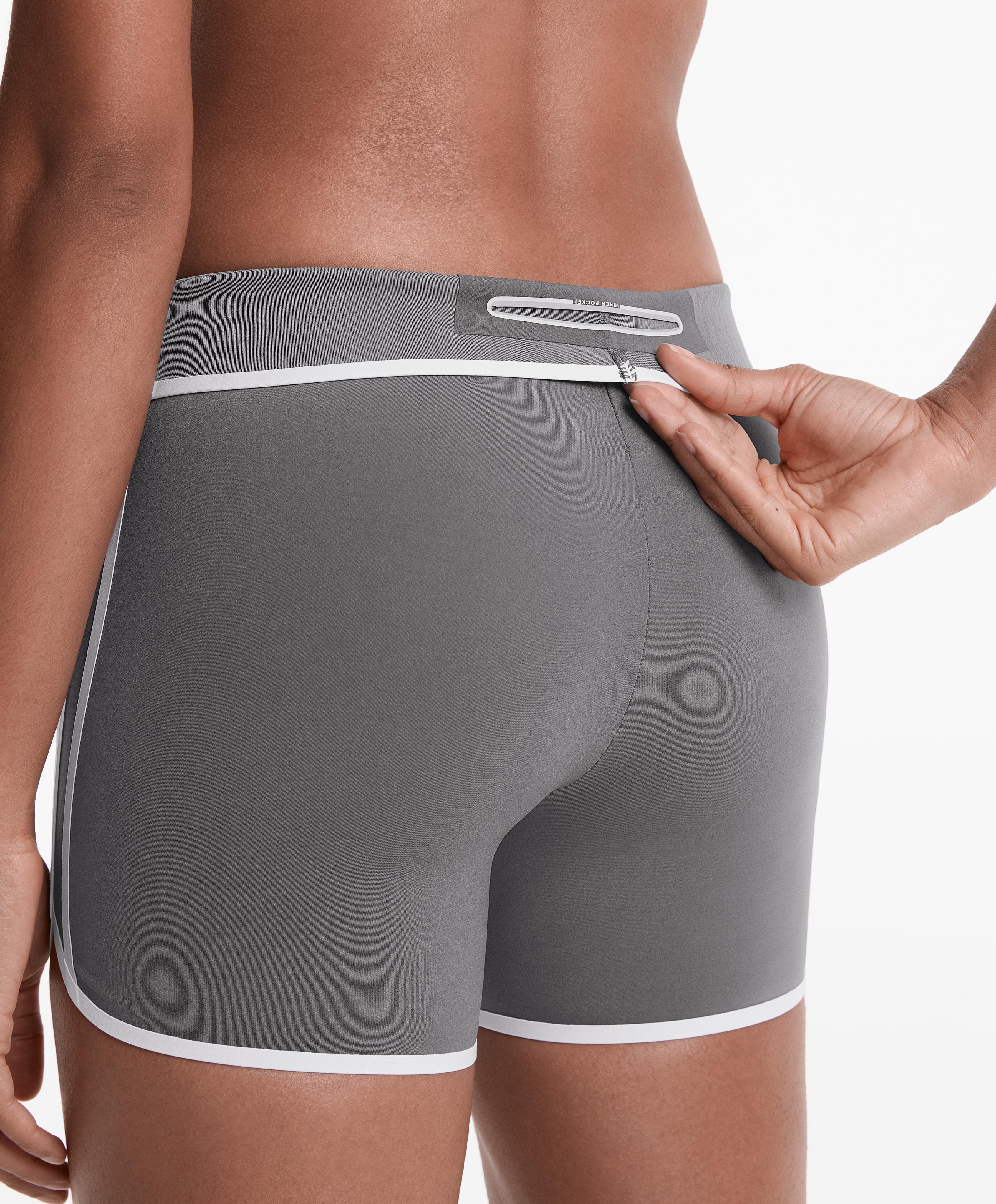 COMPRESSIVE RETRO HIGH RISE 10CM HOT PANTS