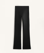 HIGH RISE COMFORTLUX BELTED FLARE TROUSERS