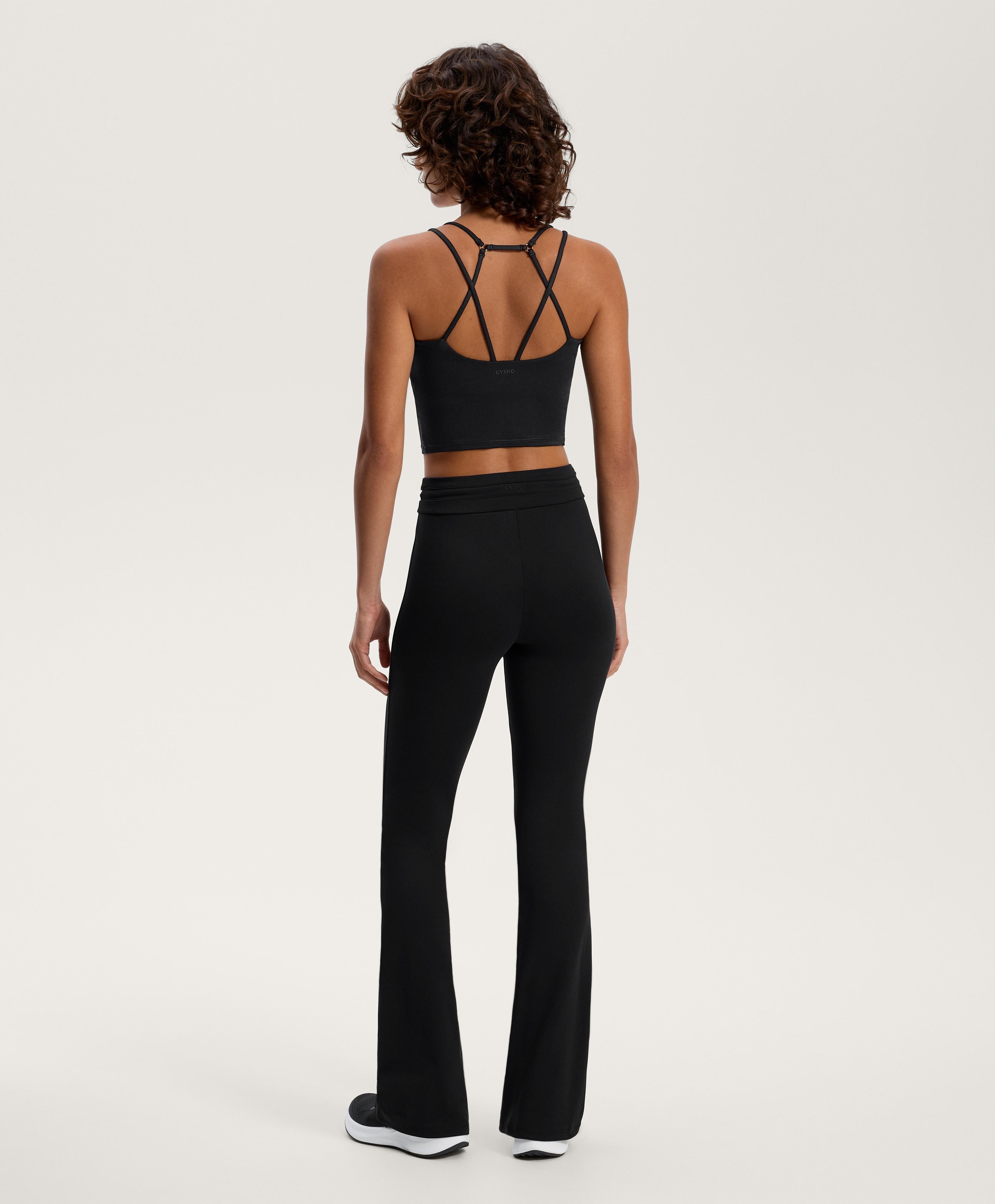 HIGH RISE COMFORTLUX BELTED FLARE TROUSERS