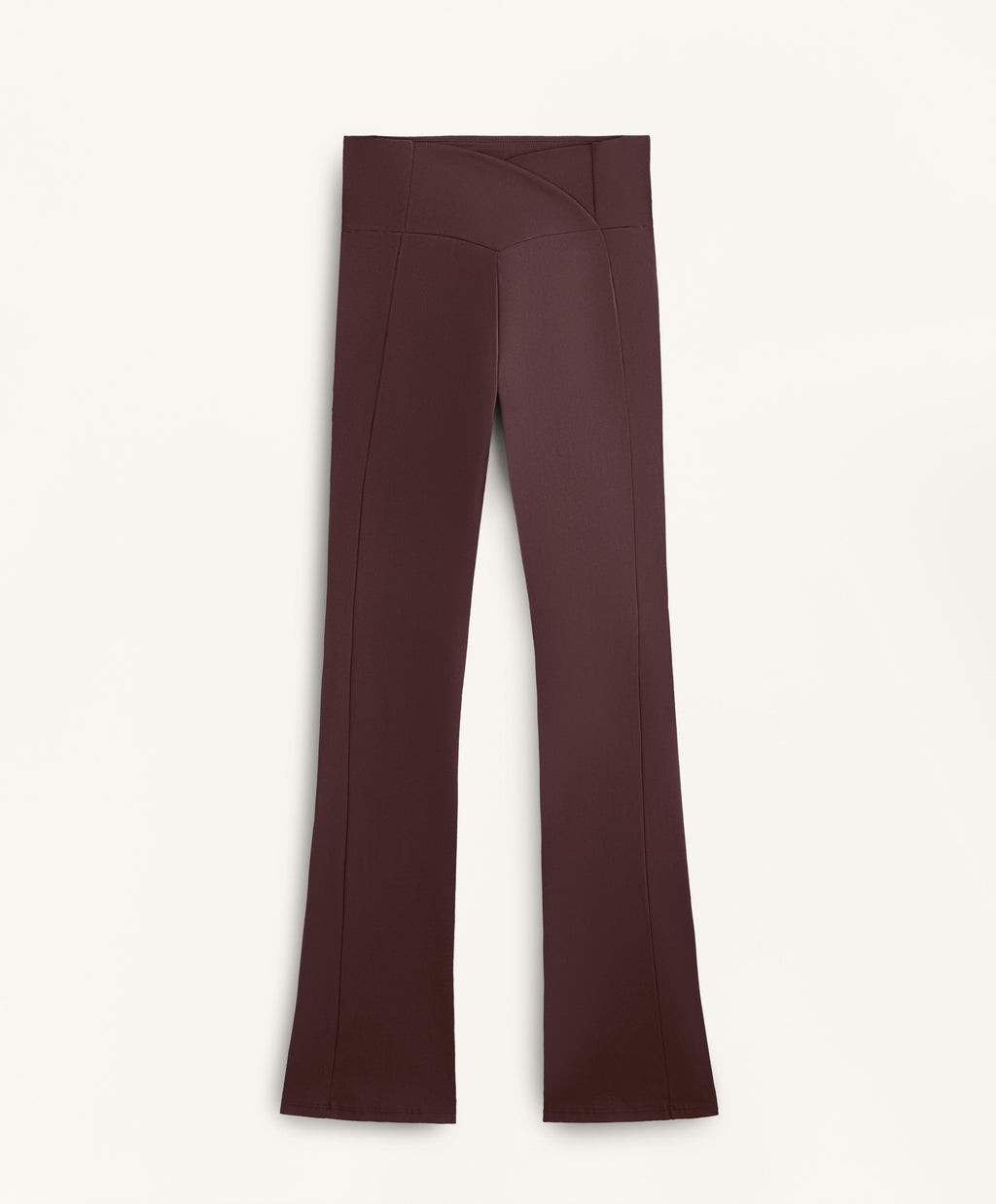 FLARE SUPER HIGH RISE COMFORTLUX TROUSERS WITH POCKETS