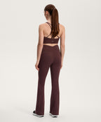 FLARE SUPER HIGH RISE COMFORTLUX TROUSERS WITH POCKETS