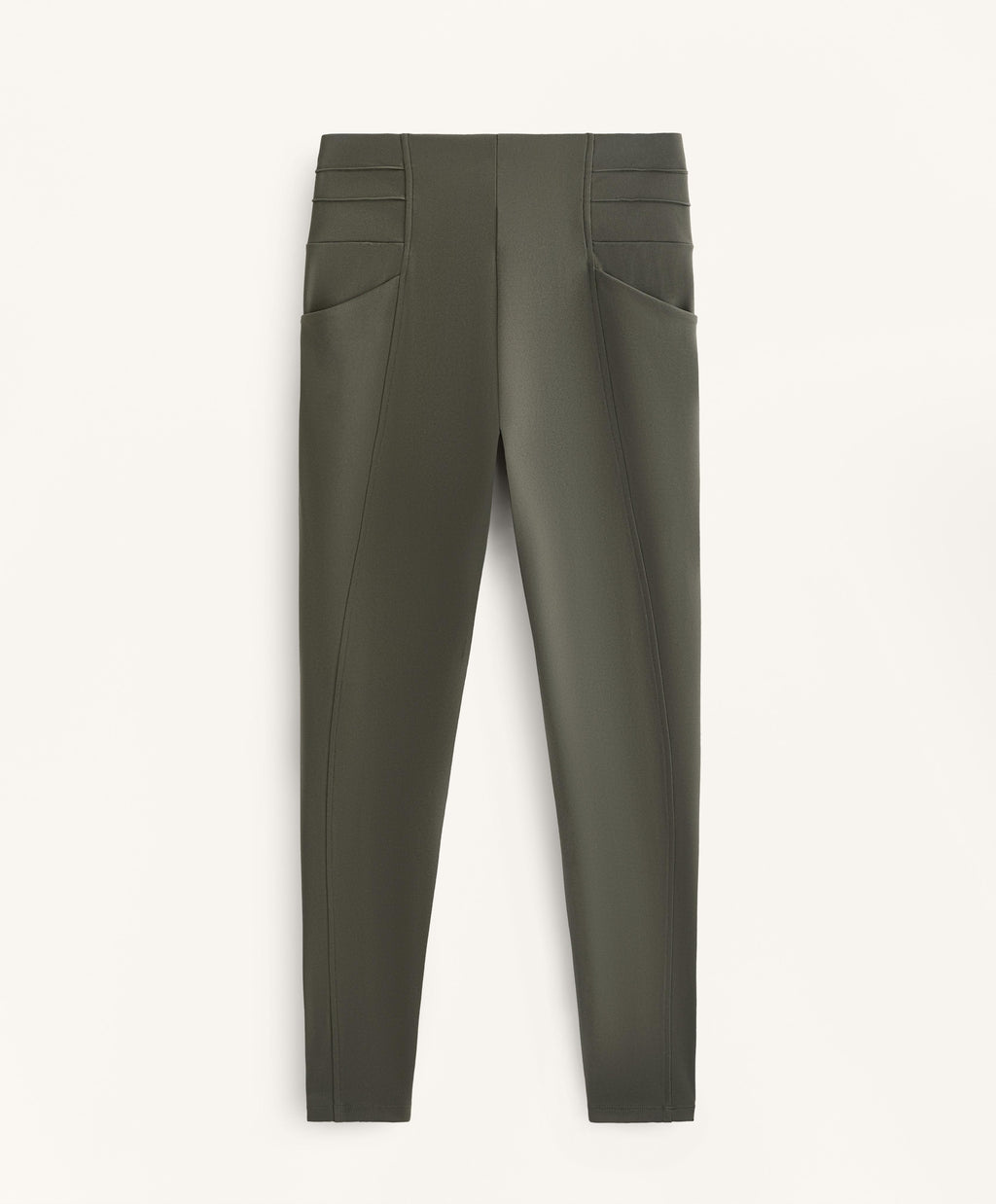 EVERMOVE HIGH RISE RIB ANKLE LENGTH LEGGINGS