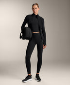 EVERMOVE HIGH RISE RIB ANKLE LENGTH LEGGINGS