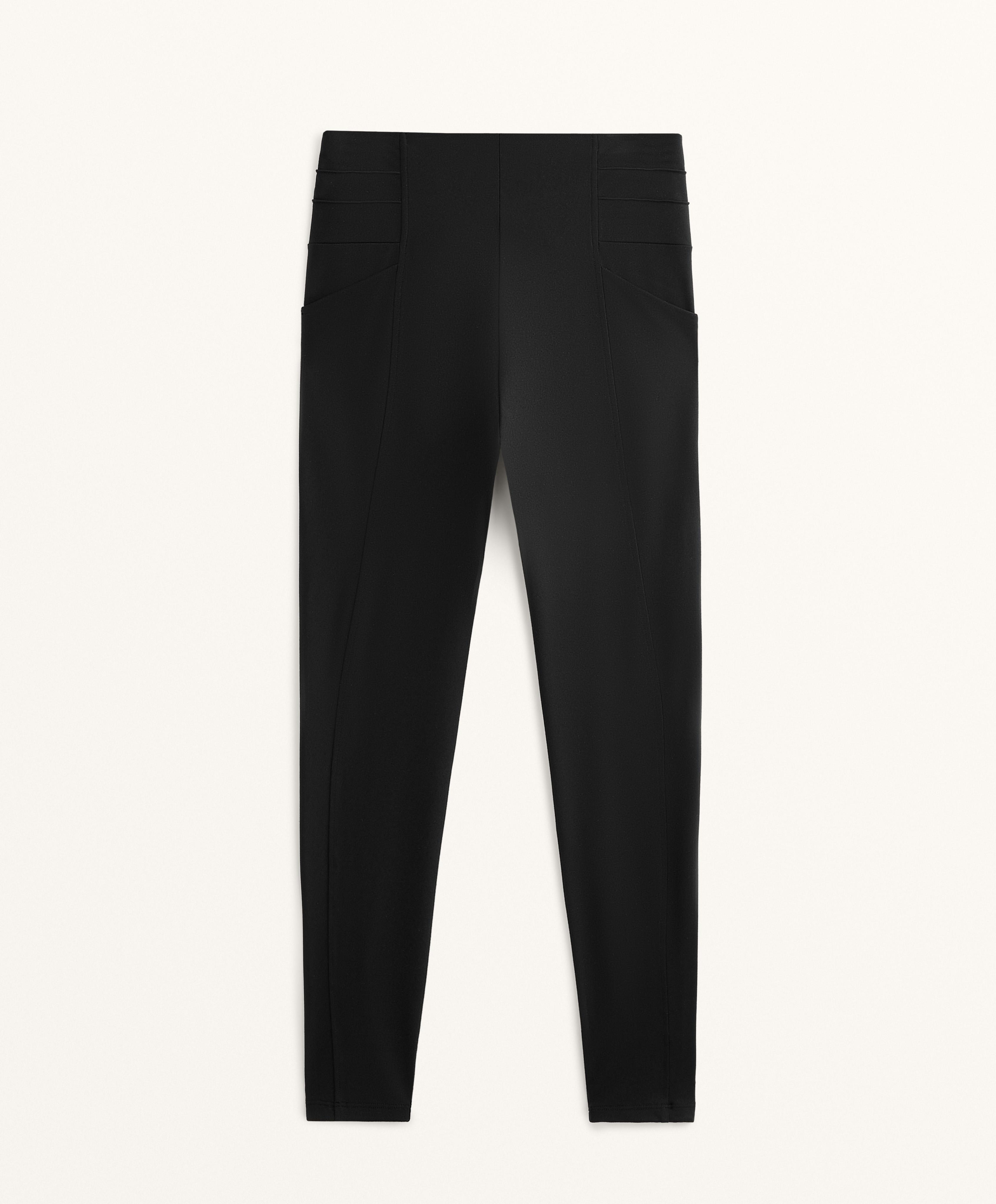 EVERMOVE HIGH RISE RIB ANKLE LENGTH LEGGINGS