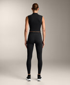 EVERMOVE HIGH RISE RIB ANKLE LENGTH LEGGINGS