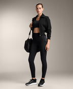 ANKLE LENGTH HIGH RISE COMPRESSIVE POCKET LEGGINGS