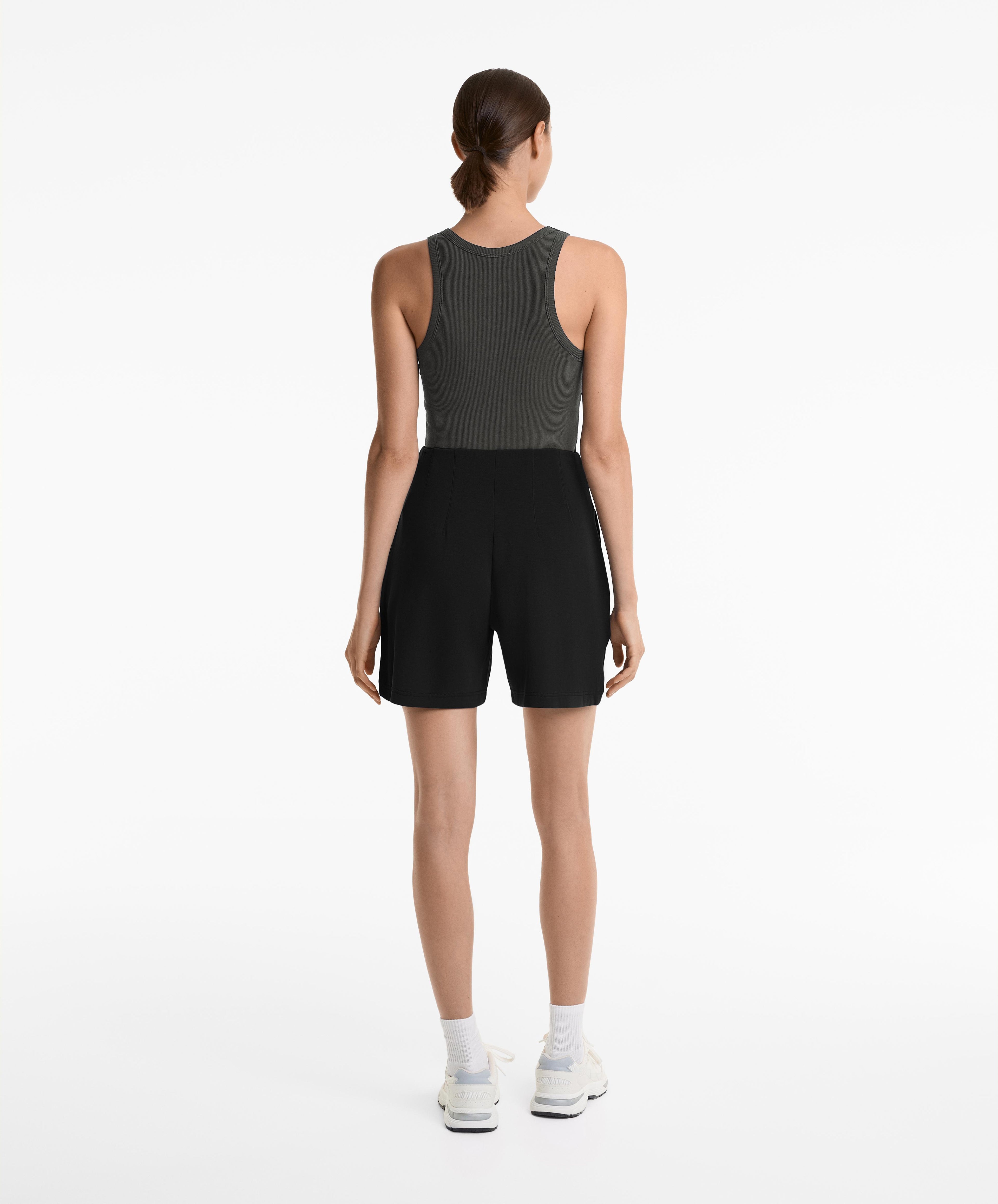 SUPER HIGH WAISTED BERMUDA SHORTS WITH SOFT FEEL MODAL