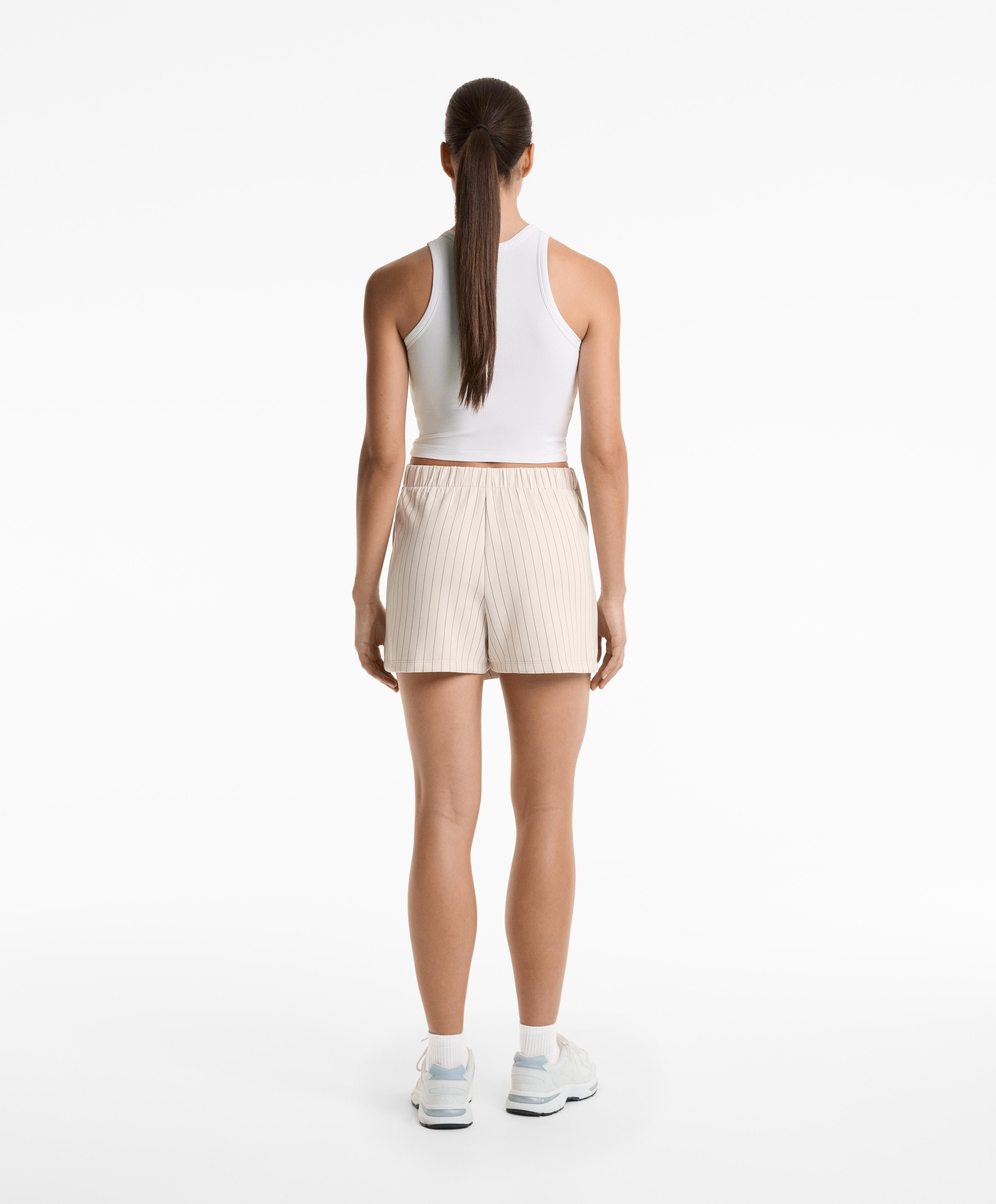 SHORTS SKORT WITH SOFT TOUCH MODAL TIE.