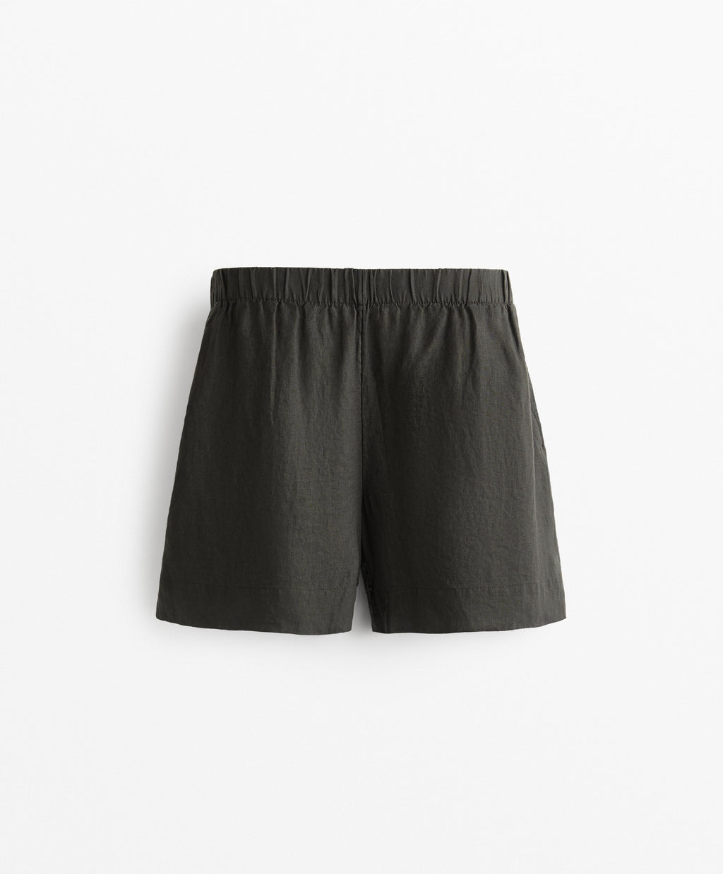 100% LINEN BERMUDA SHORTS