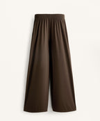 LIGHT TOUCH WIDE LEG PLEATED TROUSERS