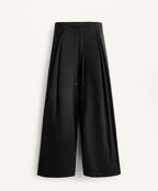 LIGHT TOUCH WIDE LEG PLEATED TROUSERS