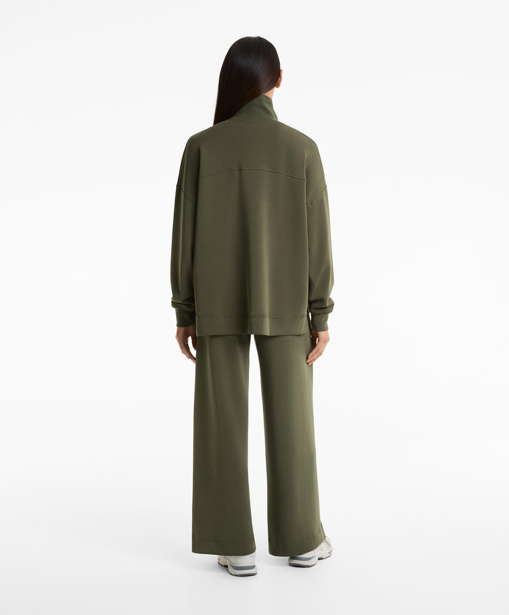 STRAIGHT LEG SOFT TOUCH MODAL TROUSERS WITH CREASE