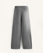 STRAIGHT LEG 100% CASHMERE TROUSERS