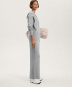 STRAIGHT LEG KNIT TROUSERS WITH SIDE RIB