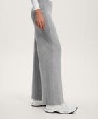 STRAIGHT LEG KNIT TROUSERS WITH SIDE RIB