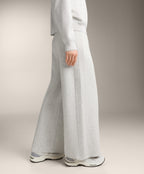 STRAIGHT LEG KNIT TROUSERS WITH SIDE RIB