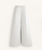 STRAIGHT LEG KNIT TROUSERS WITH SIDE RIB