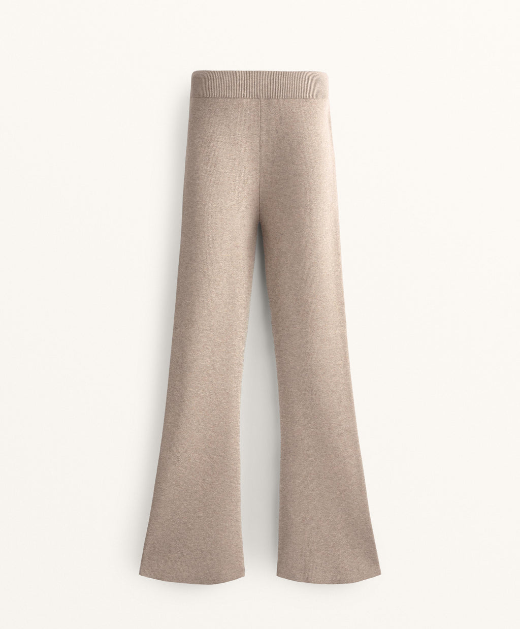 FLARE KNIT TROUSERS
