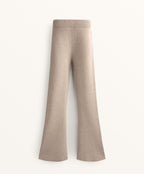 FLARE KNIT TROUSERS