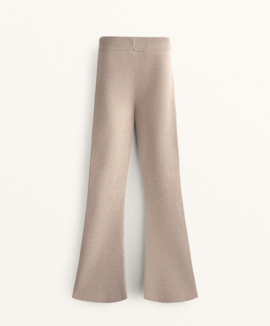 FLARE KNIT TROUSERS