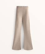 FLARE KNIT TROUSERS
