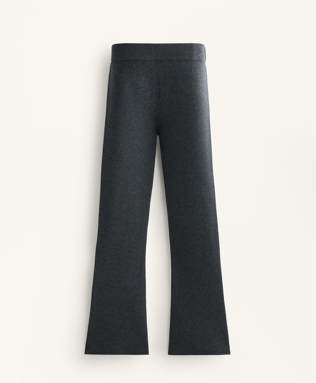 FLARE KNIT TROUSERS
