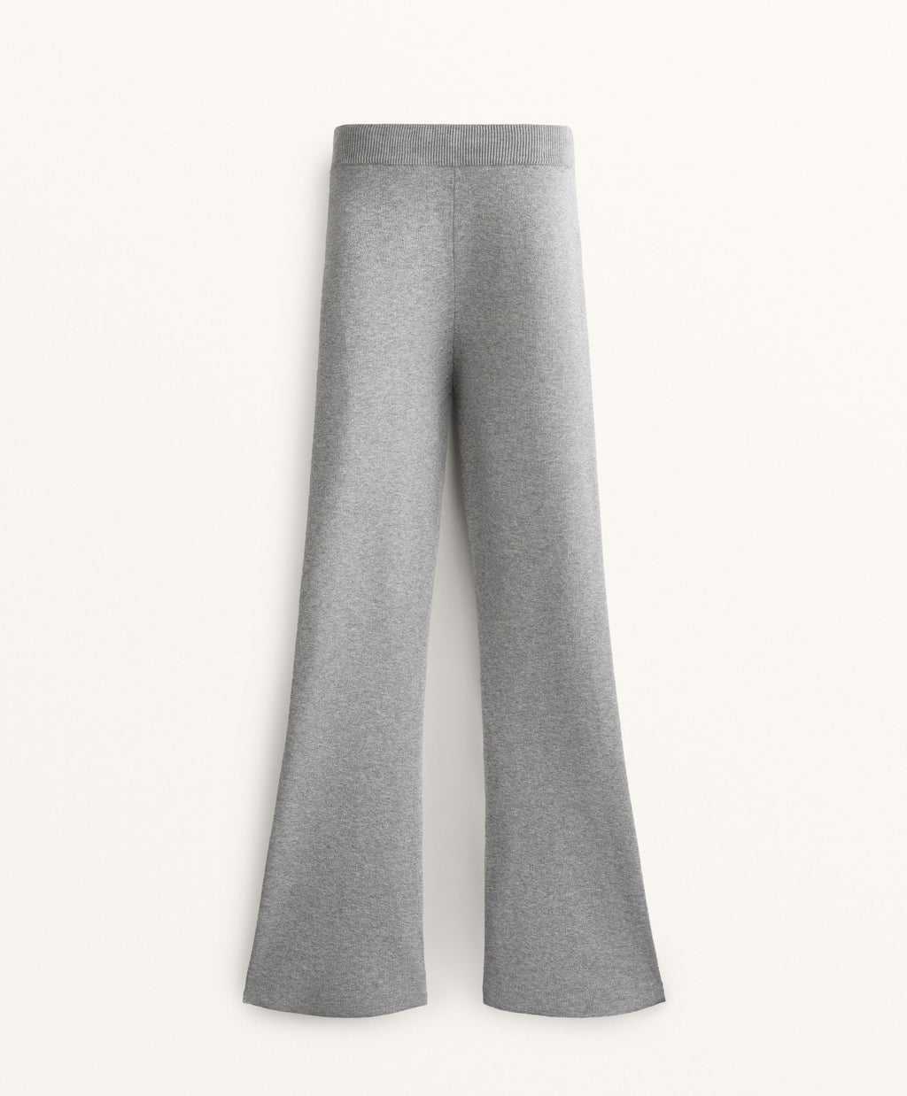FLARE KNIT TROUSERS