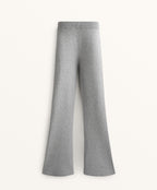 FLARE KNIT TROUSERS
