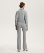 FLARE KNIT TROUSERS