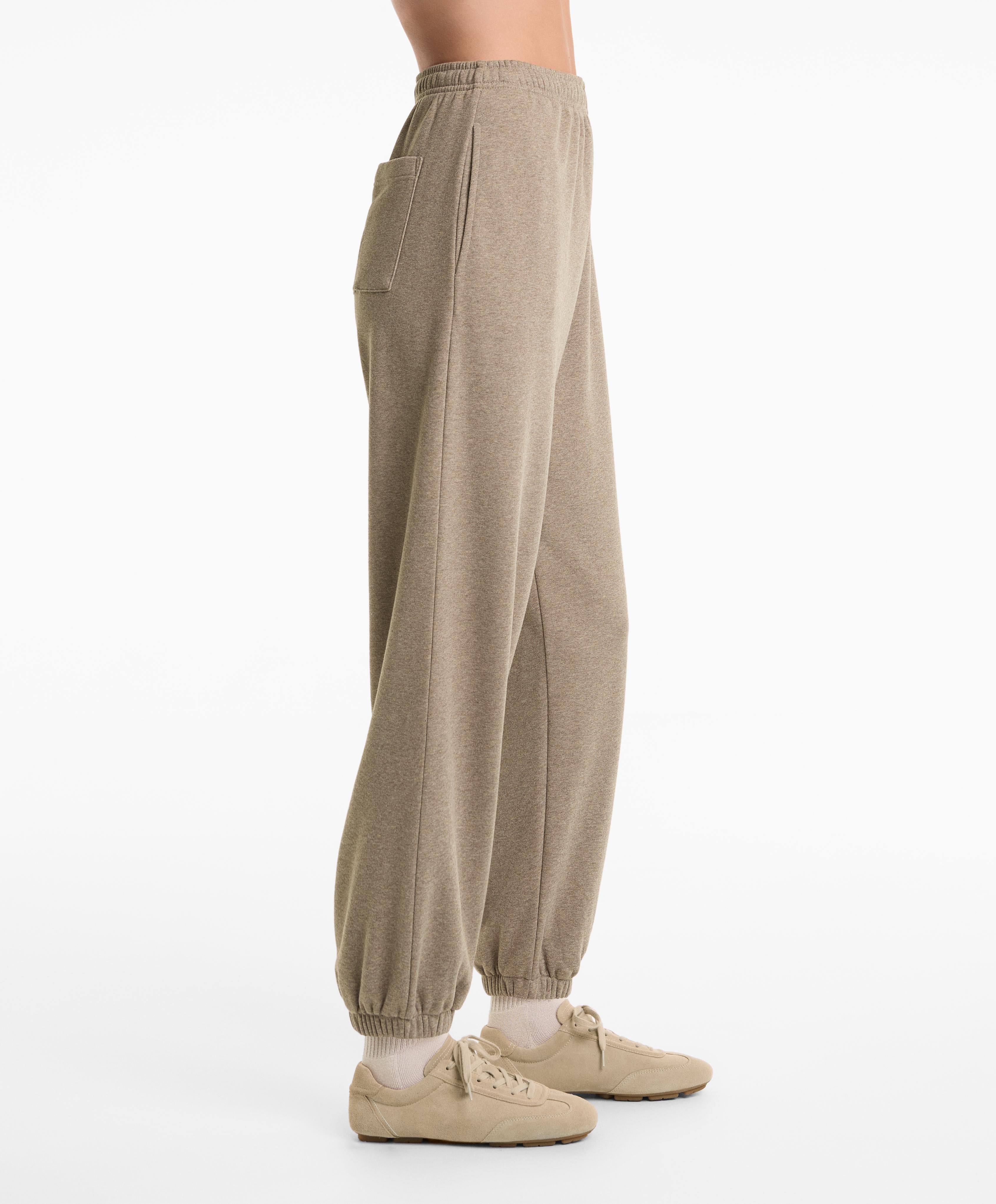 RELAXED FIT COTTON JOGGER TROUSERS