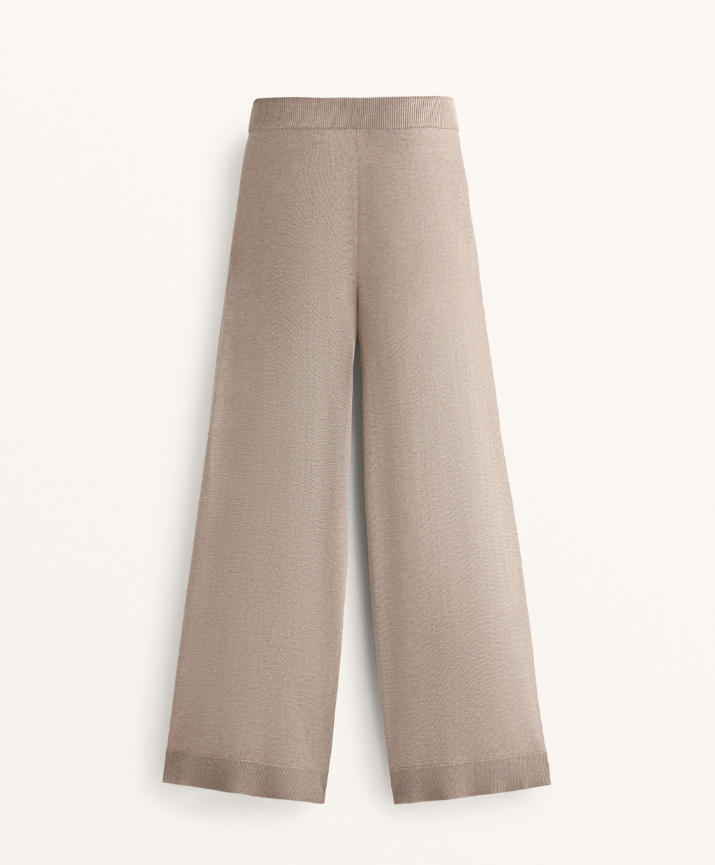 10% CASHMERE STRAIGHT KNIT TROUSERS
