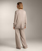 10% CASHMERE STRAIGHT KNIT TROUSERS