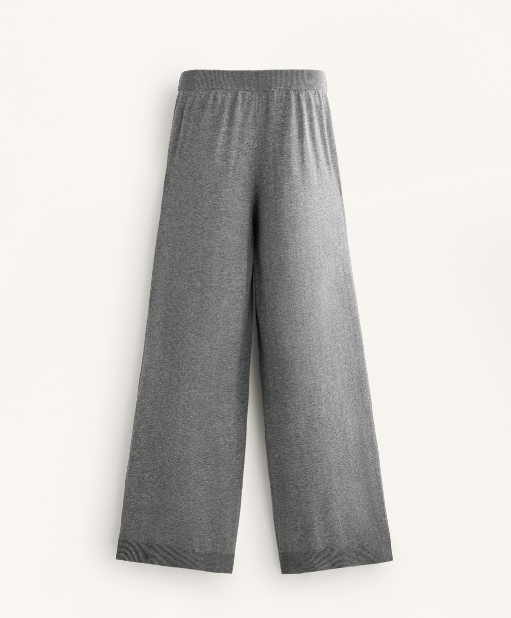 10% CASHMERE STRAIGHT KNIT TROUSERS