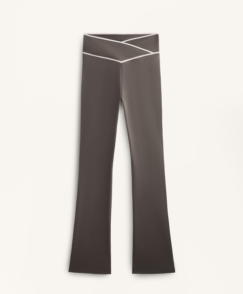 PERFECT ADAPT CROSS V WAIST FLARE TROUSERS