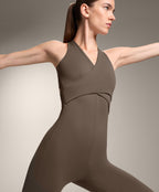 COMFORTLUX CROSSOVER LONG JUMPSUIT