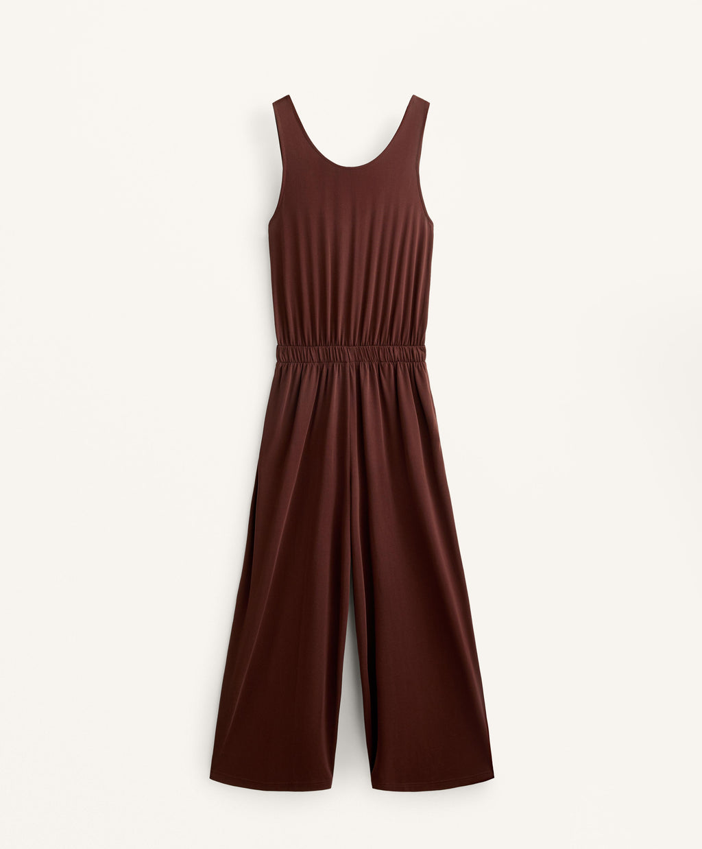 MODAL CROSSOVER BACK FLOWY MIDI JUMPSUIT