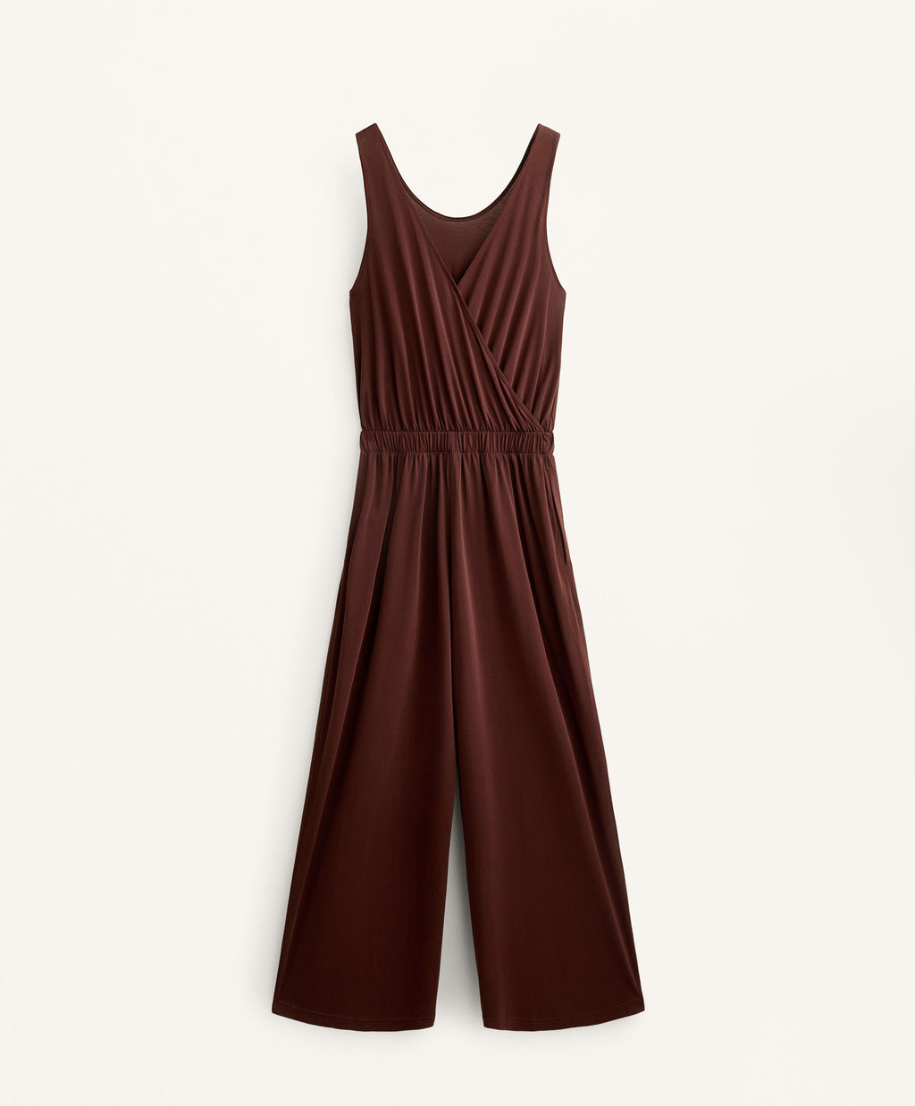 MODAL CROSSOVER BACK FLOWY MIDI JUMPSUIT