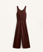 MODAL CROSSOVER BACK FLOWY MIDI JUMPSUIT